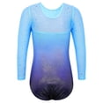 thumbnail image 6 of BAOHULU 3/4 Sleeve Gymnastics Leotard for Girls Gradient Purple Training Dancewear, 6 of 6