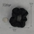 thumbnail image 5 of Motique Accessories Set of 10 Terry Hair Scrunchies for Adult Female and Girls- Black, 5 of 5