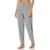 HUE Women's Solid French Terry Cuffed Long Lounge Pant with Pockets