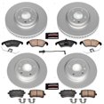 thumbnail image 2 of PowerStop Front and Rear Geomet Coated Brake Rotor and Pad Kit Fits: AUDI Select Models CRK6134, 2 of 5