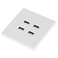 TUMALL Wall Mounted USB Power Socket Charger Power Receptacle Outlet