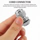thumbnail image 4 of WASHWEPE Conector De Cable Exterior Plateado Con Agarre Seguro Y Alivio De Resistente, 4 of 8