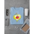 thumbnail image 3 of Funny Heart T-Shirt Men -Engin Selcuk Designs, Male 3X-Large, 3 of 4