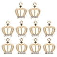 thumbnail image 1 of 10pcs Jewelry Making Pendants Crown Shape Handmade Supply Alloy DIY Accessory, 1 of 7