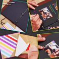 thumbnail image 4 of Álbum de recortes Álbum de fotos de cuero Álbum de recortes Álbum de viaje grande hecho a mano para cumpleaños, boda, bebé, amigos, familia, regalos de pareja (M-Heart), 4 of 5