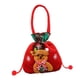 thumbnail image 2 of Bolsa de regalo navideña para muñecas, bolsa de regalo navideña con asas, bolsa portátil para regalos Alce rojo, 2 of 9