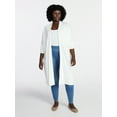 thumbnail image 2 of Terra & Sky Women's Plus Size Core Duster Cardigan, Sizes 0X-5X, 2 of 5
