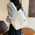 thumbnail image 5 of JVBTVB Women's Large Capacity Canvas Tote Bag with Zipper Lightweight Shoulder Handbag for Everyday Use, Travel, Work, Shopping 14.56x12.59x5.51 inches, 5 of 5