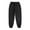 Black, variant on Esaierr 4-14T Boys Girls Spring Summer Sweatpants Cotton Casual Active Jogger Sports Pants Elastic Waist Trousers with Pockets for Kids Toddler
