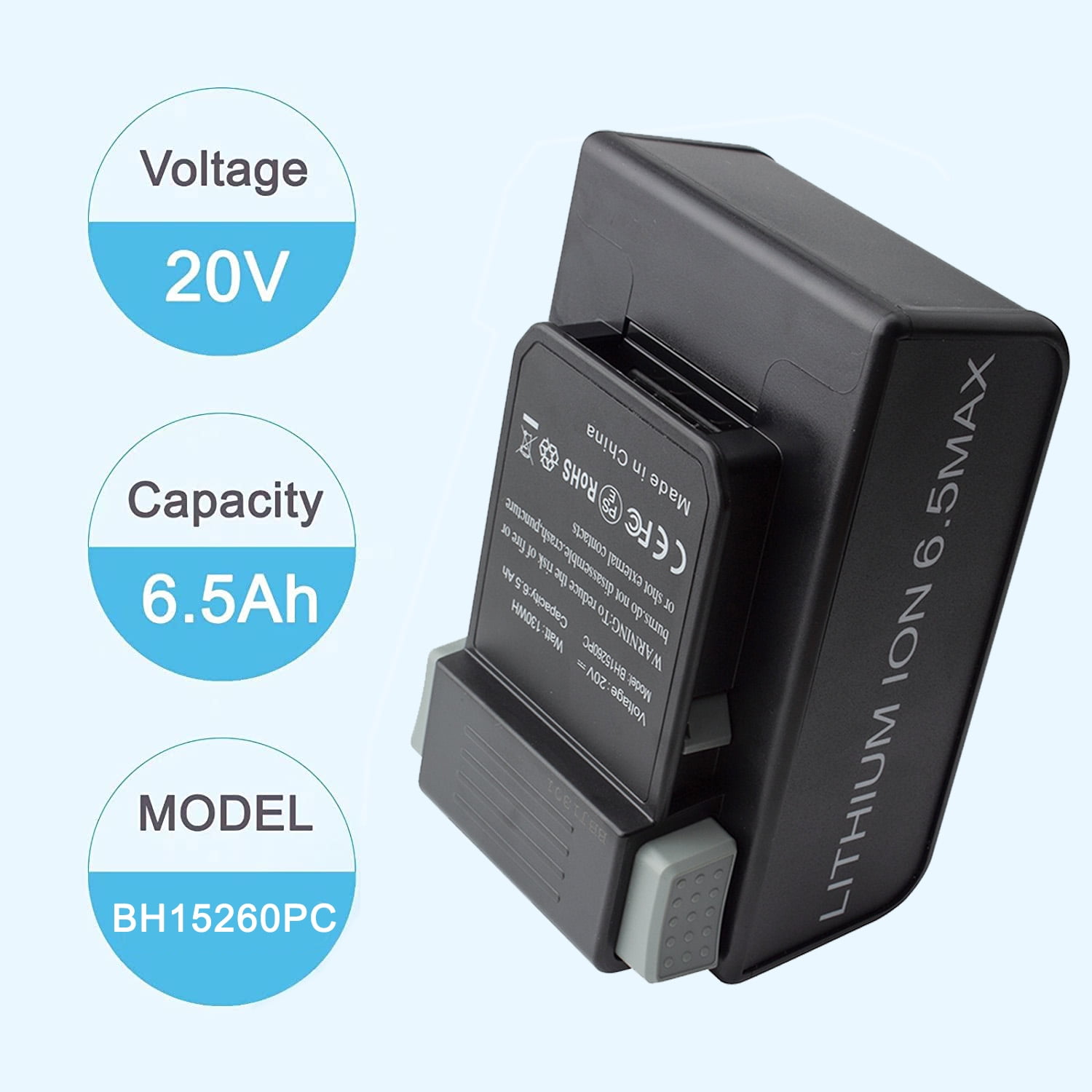 Buy High Output 5.0 Ah BH25040 Battery for Hoover ONEPWR Vacuum Lithium  Battery BH15030 BH25030 BH15260 Online at desertcartSouth Africa