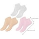 thumbnail image 5 of 3 pares de calcetines exfoliantes para pies, calcetines hidratantes elásticos, calcetines reutilizables con loción., 5 of 8
