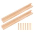 thumbnail image 1 of SHOWERORO 10pcs DIY Domino Racks Wooden Domino Bases Educational Aid for Adults, 1 of 8