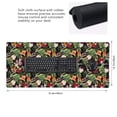thumbnail image 3 of Disketp Tropical Flowers (2) Gaming Mouse Mat Long Extended Mouse Pad Desk Mat Non-Slip Rubber Mice Pads Stitched Edges(315.5 x 16 x 0.12 Inches), 3 of 8