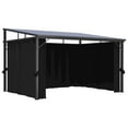 thumbnail image 6 of vidaXL 13.3' x 9.6' Gazebo, Anthracite Aluminum Frame, 6 of 10