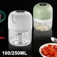 thumbnail image 2 of CC TOY Mini USB Wireless Electric Garlic Masher Press Mincer Vegetable Chili Meat Grinder Food, 2 of 6