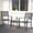 Diamond Pattern Back, variant on Nuu Garden 3-Piece Patio Bistro Set, Outdoor Conversation Bistro Set, Bistro Table and Chairs Set, Powder-Coated Metal Patio Furniture Set for Lawn, Garden, Balcony, Stackable Design, Black