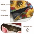 thumbnail image 6 of Pigs Sunflowers Entryway Rug 2'x3'&nbsp; Non Slip Front Door Mats, Farmhouse Red Barn Flowers Animals Entrance Rugs Indoor Outdoor Carpet, Washable Floor Mats Small Area Rug for Bedroom Kitchen, 6 of 8
