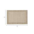 thumbnail image 4 of Mainstays Traditional Faux Sisal Olefin Beige Border Indoor Entryway Accent Rug, 1'8" x 2'6", 4 of 10