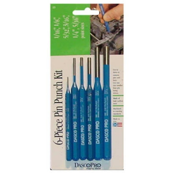 Dasco Pro 22 6 Piece Pin Punch Kit