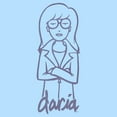 thumbnail image 2 of Men's Daria Perpetual Scowl  Graphic T-Shirt, 2 of 4