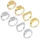 thumbnail image 2 of Anillos vintage Stranger Things de acero inoxidable con forma de corazón, estilo clásico, sencillo y liso, anillo de compromiso de boda y aniversario, 2 of 5