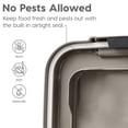 thumbnail image 4 of IRIS USA Pet Food Stackable Storage Container with Scoop, 30 lbs & 11 lbs Combo, 4 of 10