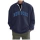 thumbnail image 1 of Gibobby Sudaderas hombre Sudadera De Felpa Cuello Redondo Manga Larga para Hombre Sudaderas Casuales(Marina,M), 1 of 5