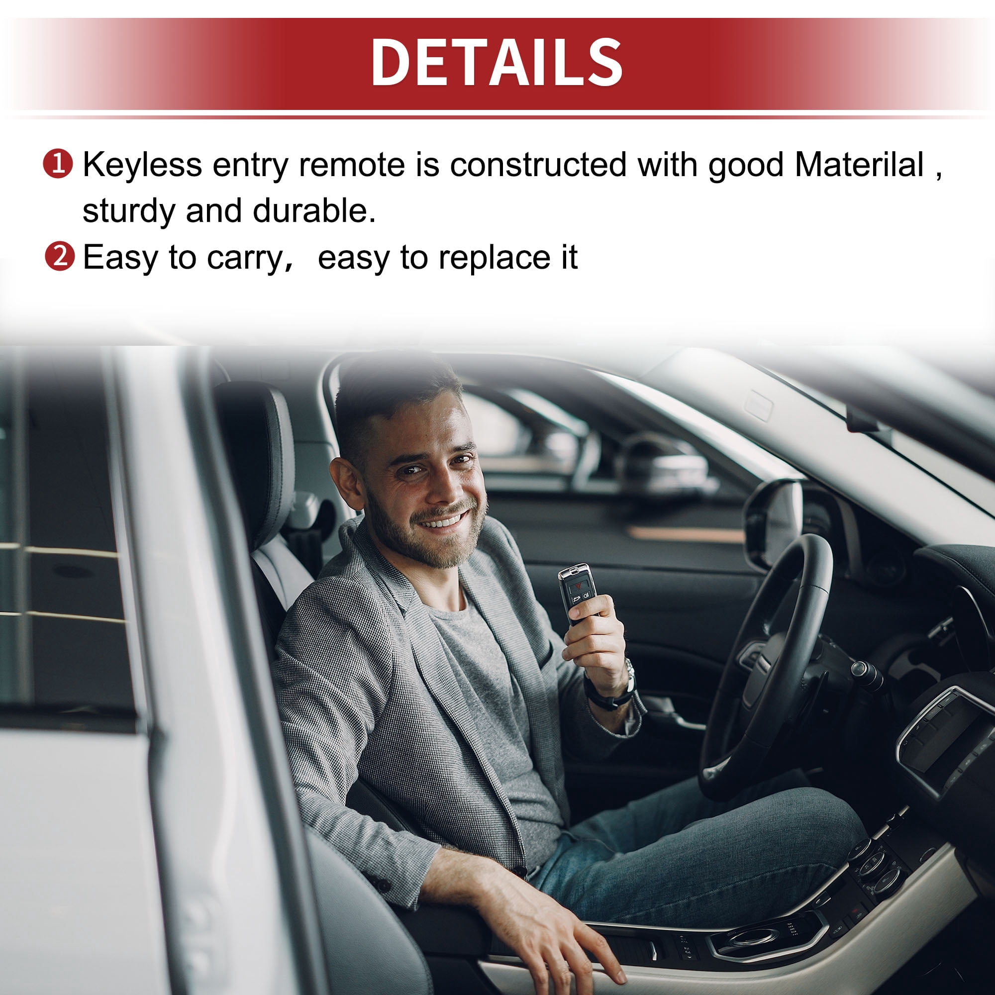 IYZ3312 433MHz Keyless Entry Remote Key Fob for Mercedes Benz B C E ML S CLK CL W203 W211 W204 1996 - 2005 Replacement Car Key
