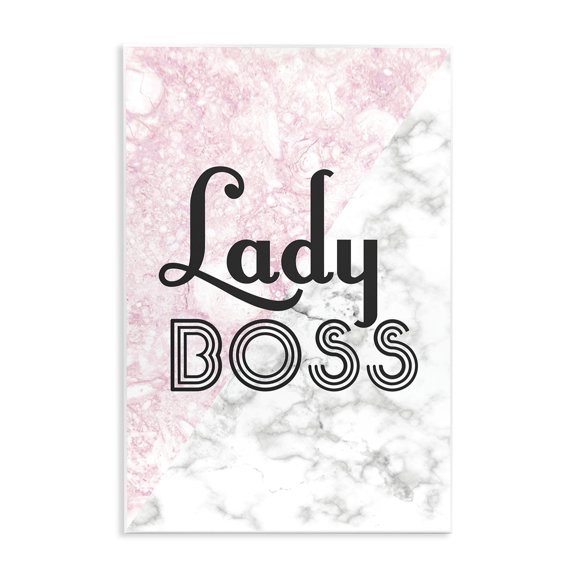 Stupell Industries Eclectic Lady Boss Wall Plaque Art, 10 x 15, by Lil' Rue
