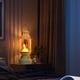 thumbnail image 4 of Portable Lantern LED Candle Light | Hanging Simulated Flame | Oil Lamp | Outdoor Camping Festival | Durable Plastic | Energy Efficient | Battery Powered | 13x6x6cm | 1 Pack | White, 4 of 6