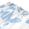 thumbnail image 3 of Yayeee Shower Curtain with Hooks 72"x72" Waterproof Fabric Bathroom Hanging Decor, Blue Butterfly, 3 of 5