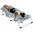 thumbnail image 2 of 3-in-1 Heavy Duty Tanning Chair in  with Adjustable 5-Position Design Portable Outdoor Lounger for Beach Use,,Warm Grey, 2 of 15