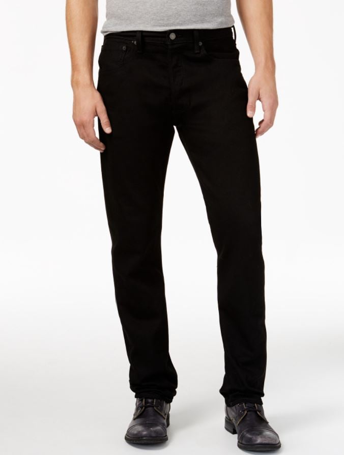 Levi's Men's Black 501® Original Fit Jeans, 40 x 34