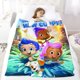 thumbnail image 5 of Bubble Guppies anti-pilling, suave, ligera, esponjosa y acogedora de lujo para hogar y cocina – Perfecta para niños y adultos,100X130cm, 5 of 6