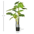 thumbnail image 7 of Resenkos 4FT Artificial Monstera Tree - Faux Decorative Plant in Nursery Pot for Indoor Decor, 7 of 7