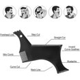 thumbnail image 2 of Beard Comb, Beard Shaping Template, Beard Shaping Tools, Black Plastic Beard Style Beard Beauty Template, 2 of 5