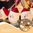 thumbnail image 3 of Toystoory 30LED 4.5M Lámpara de tira de Navidad 3D Santa Claus Festival Adorno de iluminación impermeable Table Party Decor Kits de decoración para fiestas Toystoory HA008374-00B, 3 of 6
