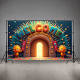 thumbnail image 6 of Colorful Welcome Arch Banner with Star Elements Party Decoration Backdrop for Community Events Festival Openings Trade Shows and Gatherings, 6 of 8