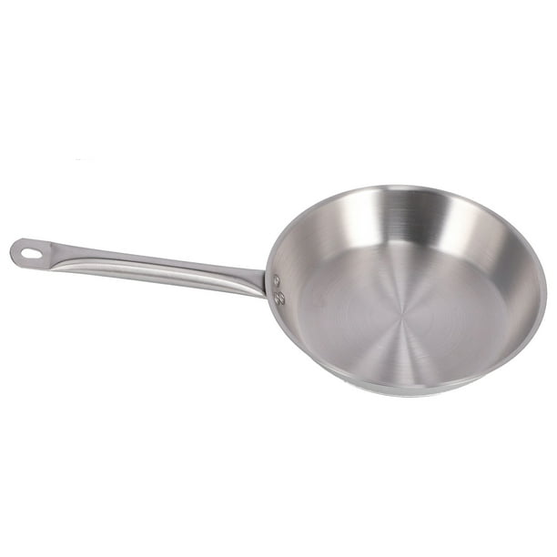 Sartén de Acero inoxidable, resistente, Apto para Lavavajillas, Horno, Sartén para Cocina Casera