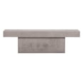 thumbnail image 2 of Seasonal Living Perpetual T-Bench Concrete Dining Bench in Slate Gray, 2 of 2