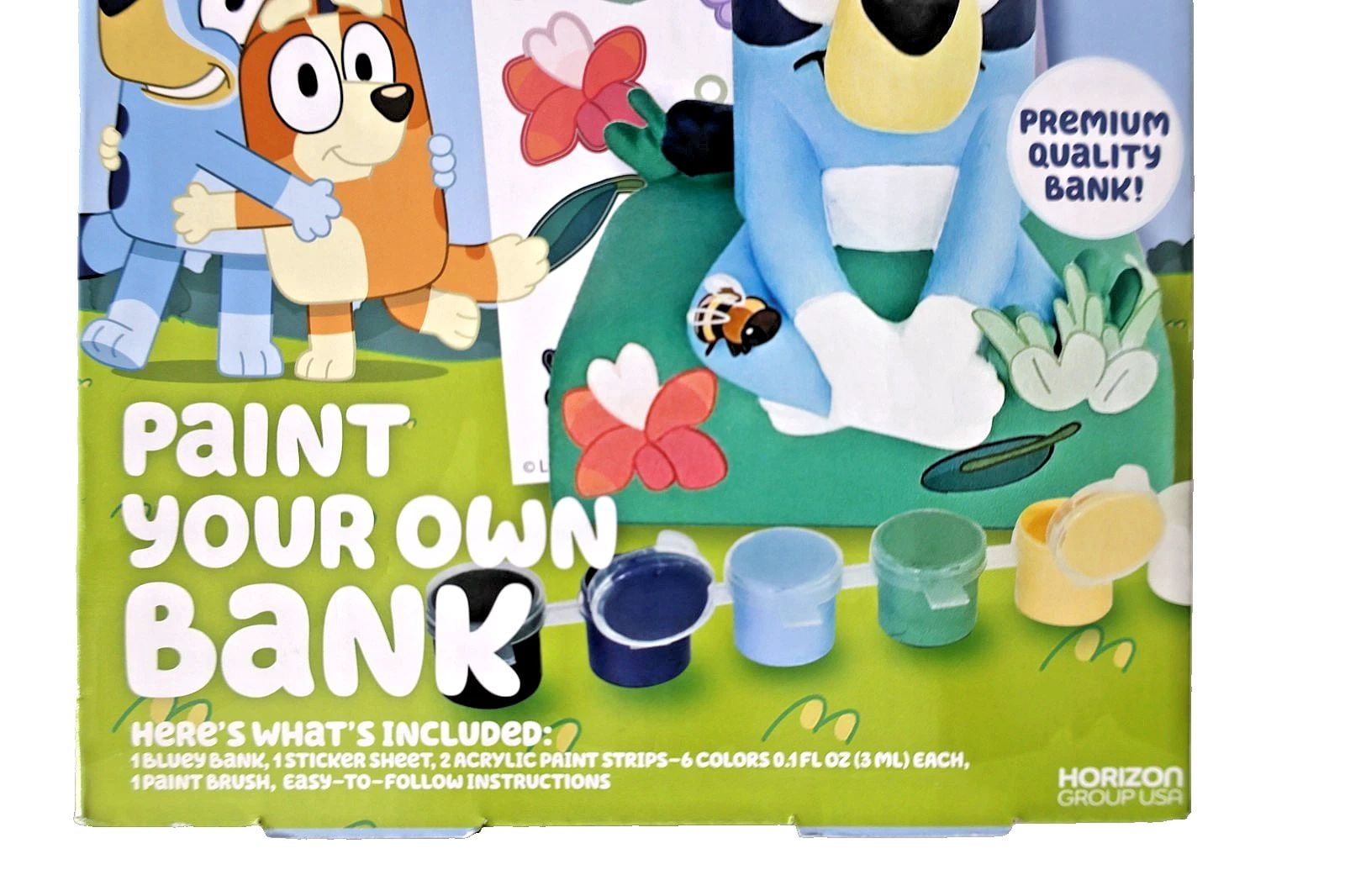 Bluey Paint Your Own Bluey Figurine Paintable Bluey Bank Piggy Bank New