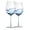 Blue, variant on Red Wine Glasses Set of 2, Unique Hand Painted Wine Glasses, Drinkware Essentials, 11"H , 28oz Wine Lover Jumbo Wine Glass, Glassware Gifts Ideas for Women Inspired by the 'Duomo di Milano'