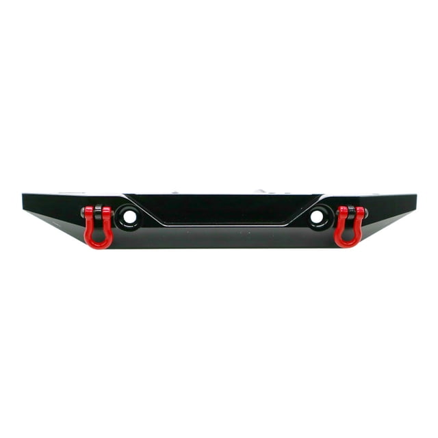 Parachoques delanteros y traseros Vogacara para AXIAL SCX10 aleación de aluminio negro
