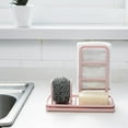 thumbnail image 5 of LUDLZ Kitchen Sponge Holder Polypropylene Sink Caddy with Drain Pan, 317, 5 of 7