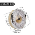 3.14inch/ 80mm Round Quartz Clock Insert, Clock Movement Insert,Roman ...