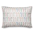 thumbnail image 2 of Creative Products Candy Cane Pattern 20 x 14 Spun Poly Pillow, 2 of 3