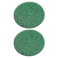 thumbnail image 2 of 2pcs Cup Coasters Vehicle Coasters Auto Round Water Cup Holders Non-slip Cup Pads, 2 of 8