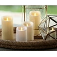 thumbnail image 4 of Luminara Classic Pillar Unscented, 3 in. W x 4 in. H, White, 4 of 8
