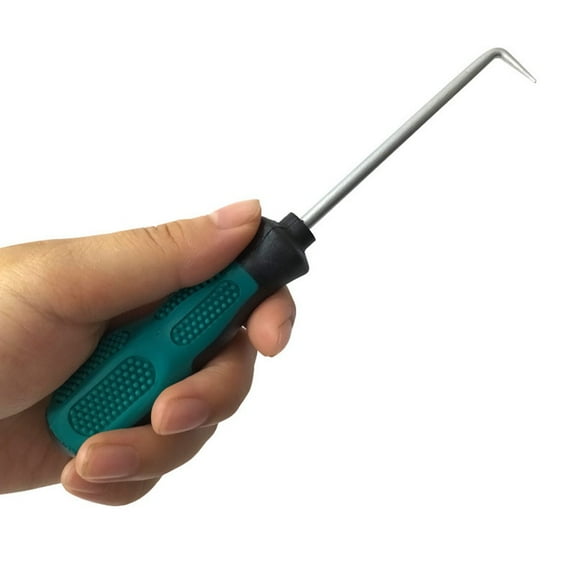 90Degree Car Pick Hook Tool O Ring Oil Seal Gasket Puller Remover Hand Tools 4×75×15Mm