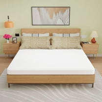 PayLessHere 5 Inch Memory Foam Mattress/Cooling Gel Bamboo Charcoal Infused Mattress/Medium Firm Mattresses/CertiPUR-US Certified/Bed-in-a-Box/Pressure Relieving King Size,White